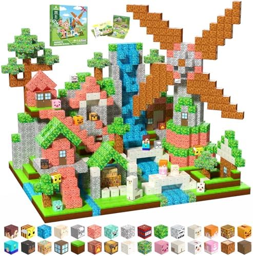 Magnetic Blocks, 100PCS Toys Building Cube Birthday Gifts for Kids by SSAWER