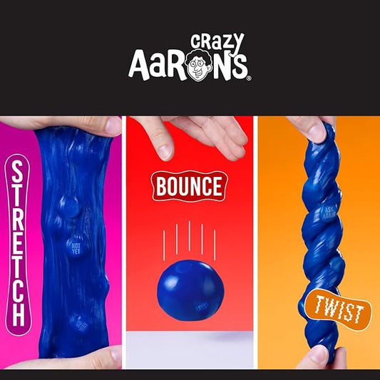 Crazy Aaron's Thinking Putty® - Prediction - Blue Sensory Putty for Kids and Grown ups in a 4" Tin - Creative and Endless Fun, Stress Relief Therapy Toys, Never Dries Out - Made in USA