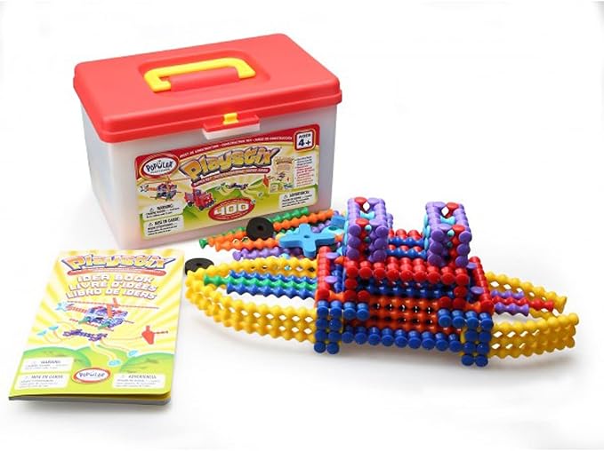 POPULAR PLAYTHINGS Playstix, Super Set 400 Piece, Building Sticks Kit - Image 4