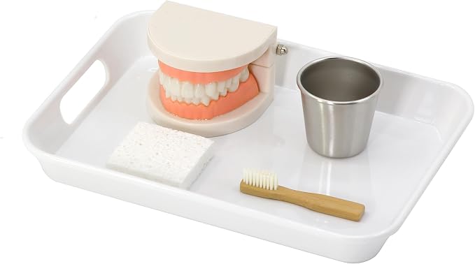 Kiddison Brushing Teeth Activity Set Montessori Practical Life by Kiddison