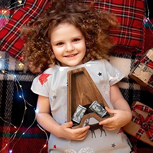 ladenk 12 Inch Extra Large Wooden Kids Letter Piggy Bank - Piggy Bank for Boys Girls - Initial A Bank - Alphabet Money Bank for Birthday - Image 6