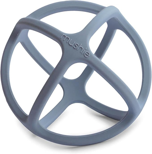 mushie Silicone Baby Teether Ball Toy (Tradewinds)