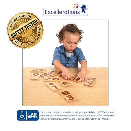 Excellerations Number Puzzle Blocks - Natural - Image 2