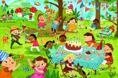 EuroGraphics Birthday Party Spot & Find Floor Puzzle (48 Piece) - Image 3