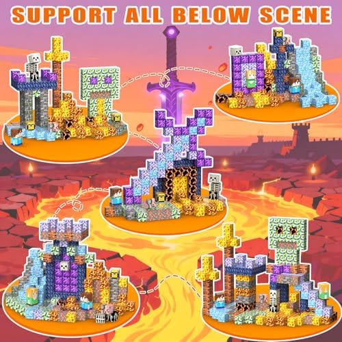 Magnetic Blocks, 100PCS Toys Building Cube Birthday Gifts for Kids - Image 3