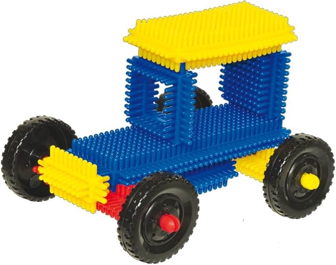 Ryan's Room Thistle Blocks – STEM Toys Building Blocks – Innovative Building Toys for Toddlers 3-5 – 210 Pieces Colorful, Chunky Interlocking Construction Set - Image 4