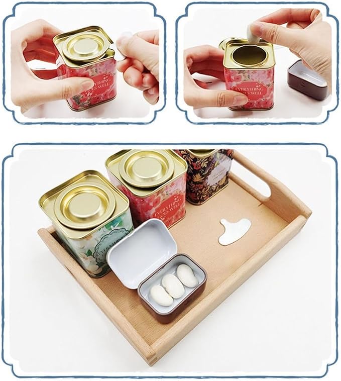 Montessori Metal Can Prying with Wooden Tray Kit - Image 3
