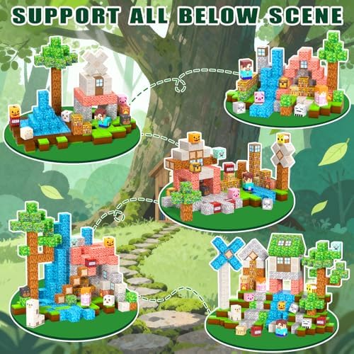 Magnetic Blocks, 100PCS Toys Building Cube Birthday Gifts for Kids - Image 3