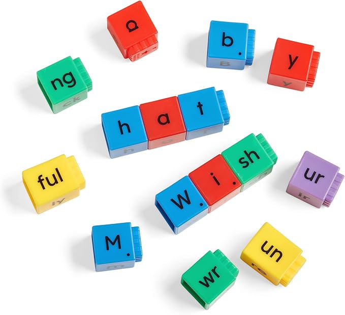 hand2mind Reading Rods Phonics Word-Building, Word Building Activities, Spelling Toys, Montessori Alphabet Letters, Reading Tools for Kids, Science of Reading Manipulatives, Phonemic Awareness - Image 7