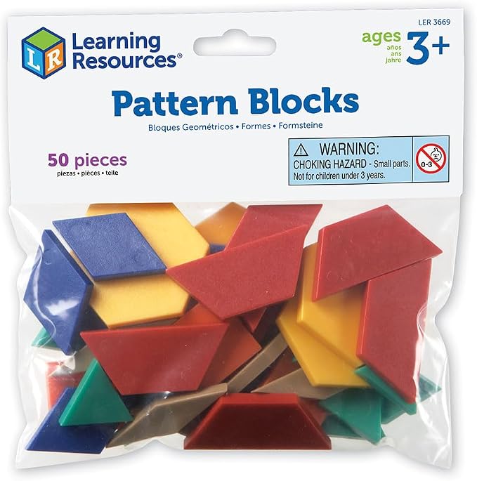 Learning Resources Pattern Blocks by LearningResources