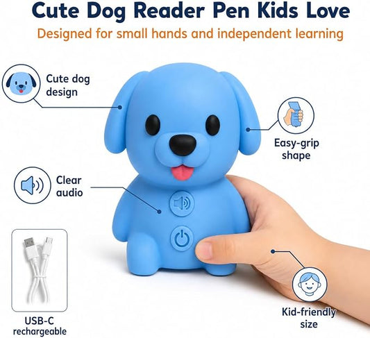 Phonics Learning Toy with Reader Dog, 148 Pages, 90 Stickers, Ages 3-8 - Image 2