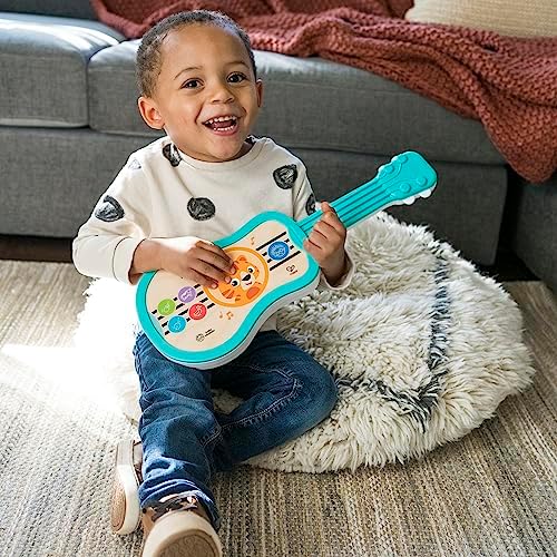 Baby Einstein Sing & Strum Magic Touch Ukulele Wooden Musical Toy, Ages 6 Months+, Multicolored - Image 2