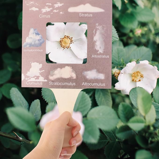 COHEALI Nature Guide Finder Viewer Outdoor Identification Guide Tool for Cloud Identification and Nature Photography Double-Sided Frame for Kids Exploration - Image 7