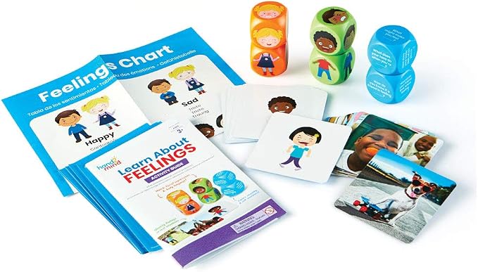 hand2mind Learn About Feelings Set, Social Skills Games for Kids, Social Emotional Learning Activities, Play Therapy Toys for Counselors, Calm Down Corner Supplies, Autism Learning Materials - Image 6