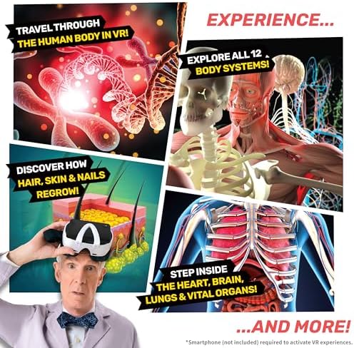Abacus Brands Bill Nye's Science Squad Body Lab VR- Kids STEM Activity Set - Image 4
