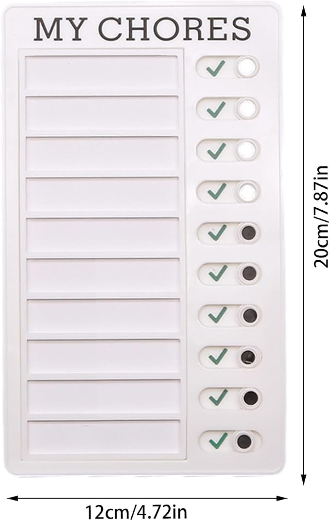 Chore Chart for Teens Replacement Cardboard Reusable Chore Chart - Image 5