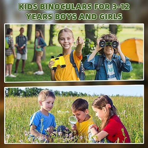 Wettarn 24 Pack Christmas Kid Mini Binocular Compass Magnifying Glass Set for 3-12 Years Boy Girl Toddler Gifts Small Compact Telescope Binocular for Bird Watching Outdoor Camping Hiking Exploring - Image 6