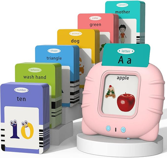 Talking Flash Cards for Toddlers 1 2 3 4 5, Speech Therapy Toys Autism Toys, ABC 123 Sight Words Etc - 255 Cards-510 Sides, Educational Learning Interactive Toys with Giftable Package