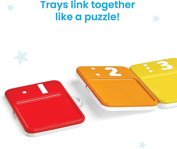 hand2mind Sensory Number Trays, Learning Numbers for Kids, Fine Motor Activities, Counting Toys for Sensory Seeking Kids, Texture Toys, Pre-Writing Skills for Toddlers, Montessori Math Materials - Image 5