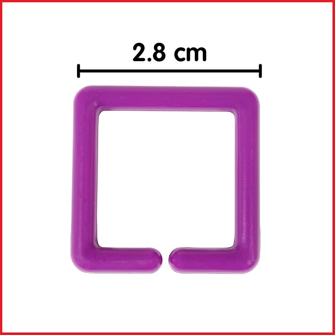 edxeducation Geo Links, Mini Jar, Set of 144, Linking Shapes, 6 Colors - Image 2
