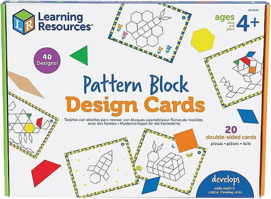 Learning Resources Pattern Block Design Cards by LearningResources