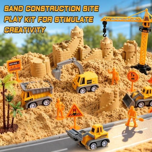 Construction Sensory Bin for Toddlers – Gifts for 3 Year Old Boys - Image 5