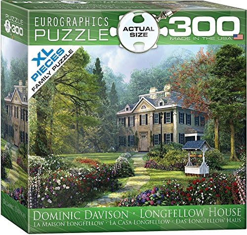 EuroGraphics Longfellow House by Dominic Davison 300-Piece Puzzle (Small Box), Multi by EuroGraphics