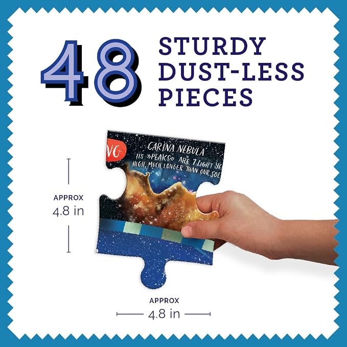 eeBoo Solar System 48 Giant Piece Children's Puzzle, 30" x 24" - Image 4