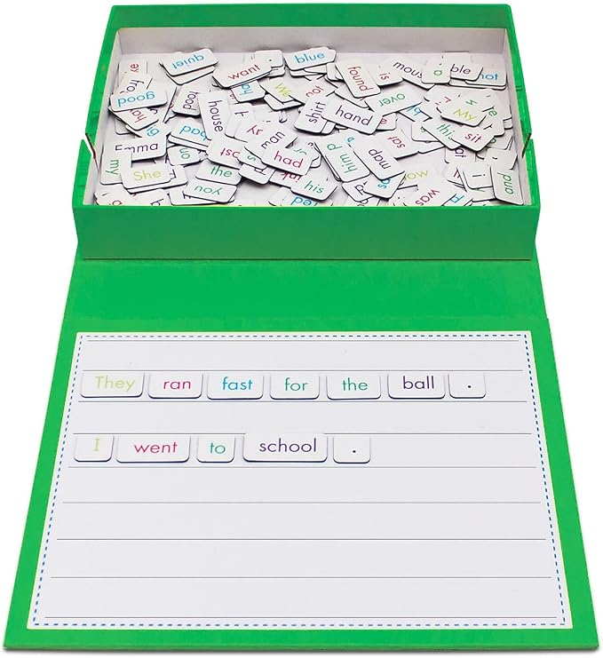 Junior Learning Rainbow Sentences, 160 Pieces, Cardboard, Magnetic - Image 3