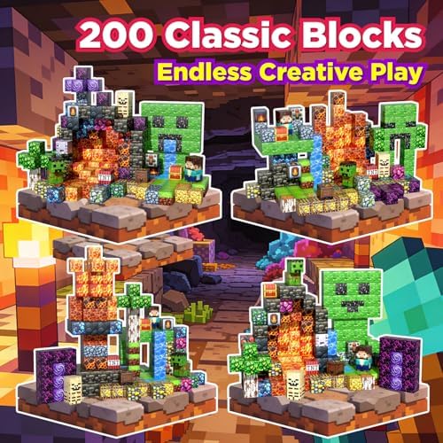 200PCS Magnetic Building Blocks,Learning Sensory Toys for Kids Ages 4-12,STEM Toys Educational Magnet Cubes, Birthday Gifts for Boys & Girls - Image 5