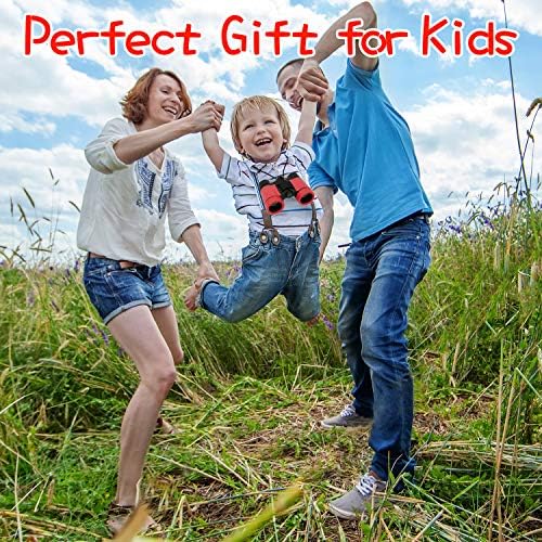 Scotamalone Kids Binoculars Shock Proof Toy Binoculars Set for Age 3-12 Years Old Boys Girls Bird Watching Educational Learning Hunting Hiking Birthday Presents - Image 6