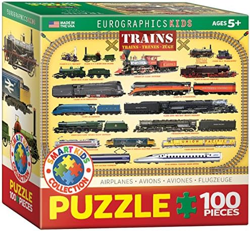 EuroGraphics Trains 100 Piece Puzzle (Small Box) Puzzle by EuroGraphics