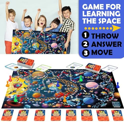 Space Board Game for Kids 8-12 - Educational Solar System Games for Teens - Image 2