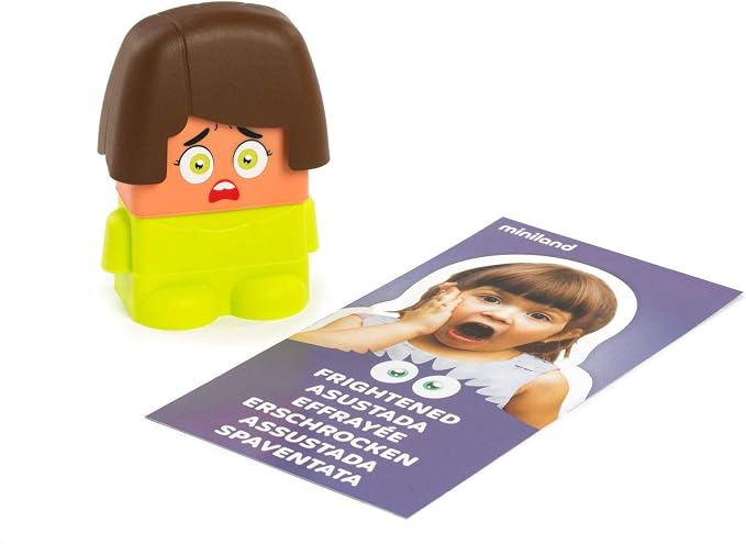 Miniland Social Emotional Learning Toy, Express Feelings - Emotiblocks - Image 3