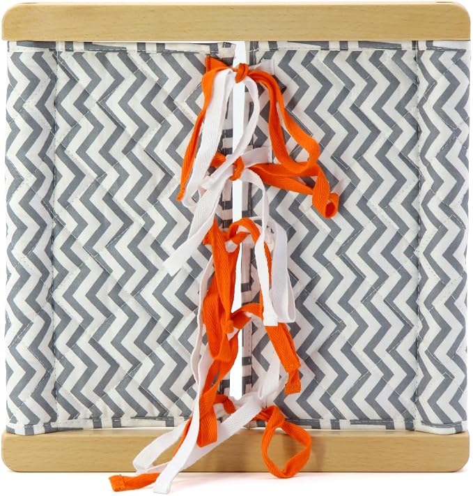 Kiddison Montessori Dressing Frames 11.8" for CASA 9 Fastener Styles Practical Life Skills Learning Material (TC20230125000, Bow Frame, TC20230125000) - Image 2