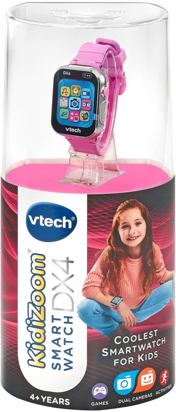 VTech KidiZoom Smartwatch DX4, Pink - Image 6