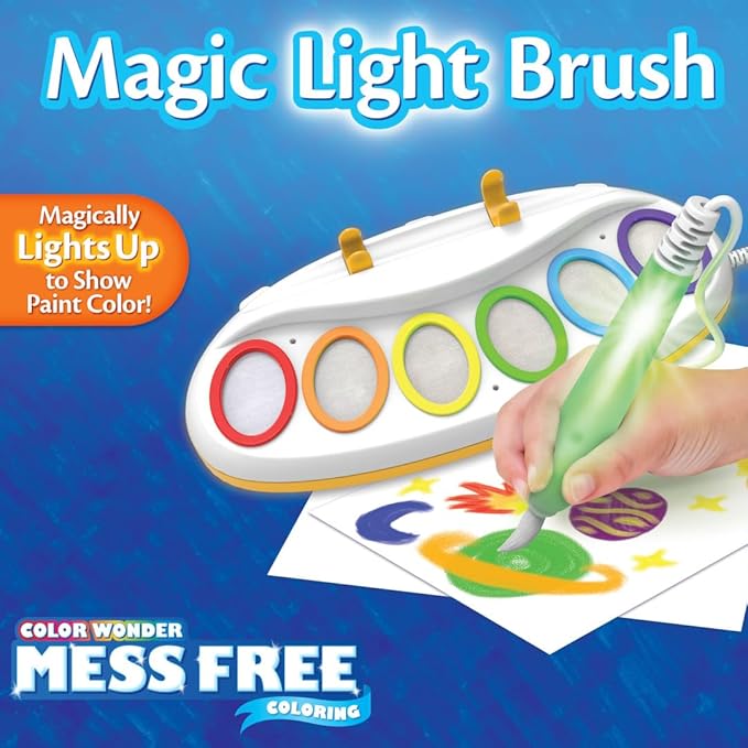 Crayola Color Wonder Magic Light Brush, Mess Free Painting for Kids, Age 3+ - Image 6