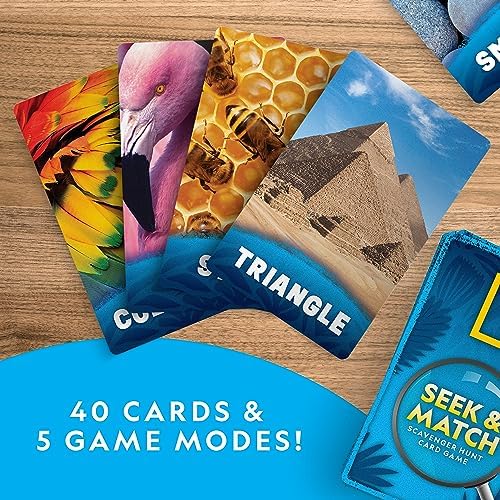 National Geographic Scavenger Hunt Seek and Match Card Game for Kids - Image 4