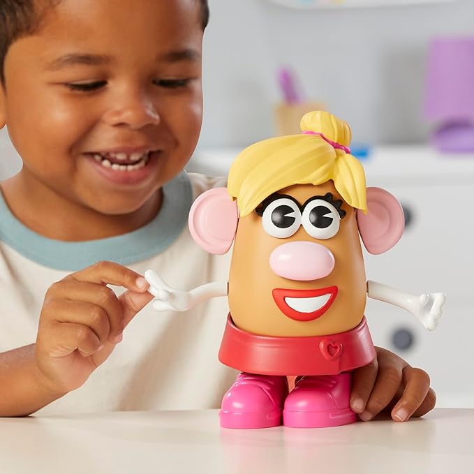 Mr. Potato Head Mrs. Potato Head Set with 12 Parts and Pieces, Toddler and Preschool Toys for 2 Year Old Boys and Girls and Up - Image 3