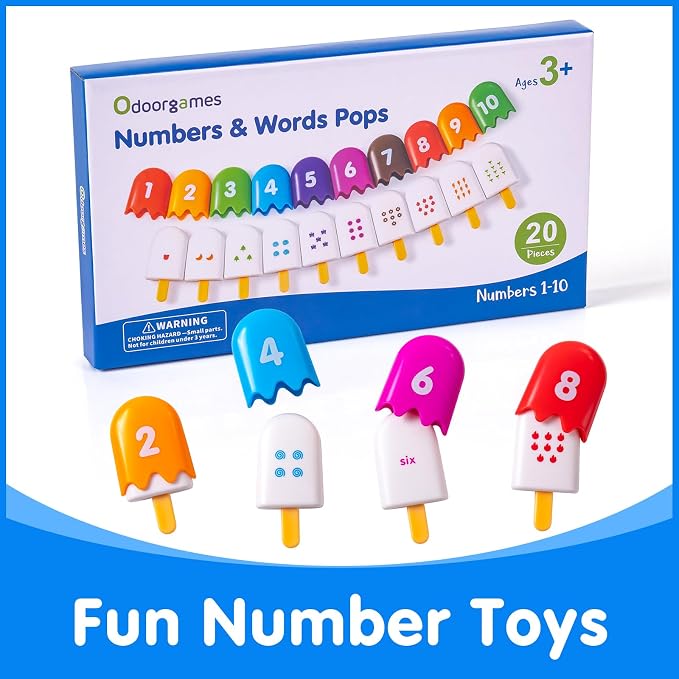 Mini Number Pops 1-10 – Fun Number Matching Toys for Toddlers - Image 7