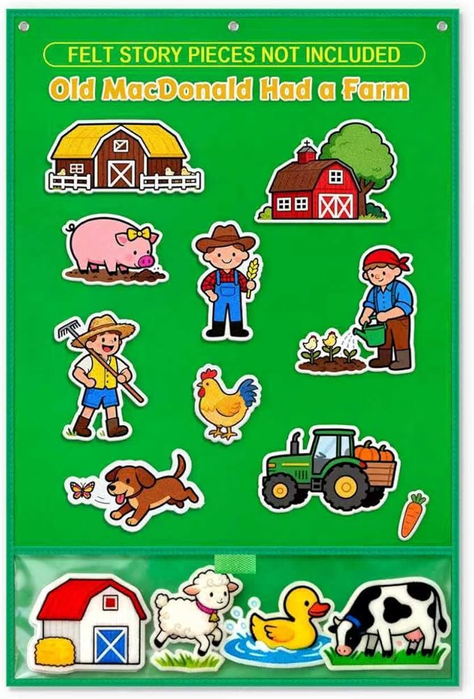 AKAYOK Felt Board for Toddlers, 24"x36" Felt Board for Wall | Includes 30 Self Adhesive Dots Perfect for Learning, Organization, and Creative Play | Classroom Must Haves School Supplies for Teachers by AKAYOK