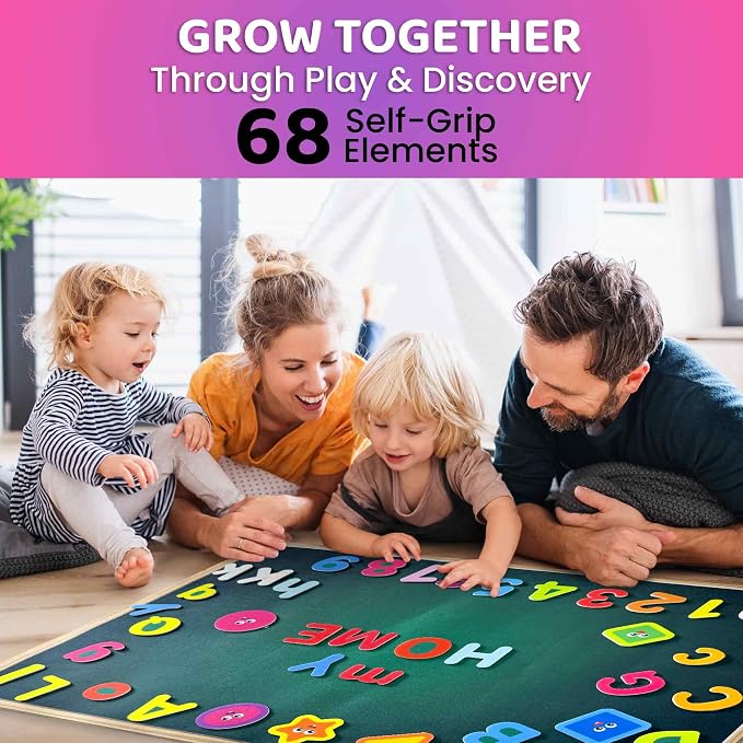 ABC Felt Board for Kids 3-5 Years Old - Preschool Learning Activities - Image 3