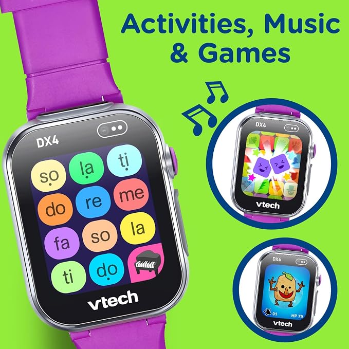 VTech KidiZoom Smartwatch DX4, Purple - Image 4
