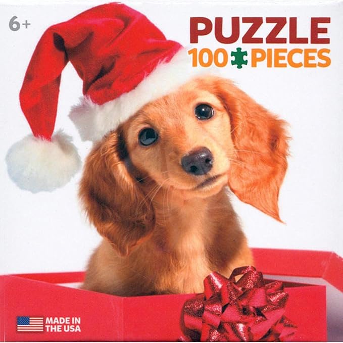EuroGraphics Holiday Puppy Mini Puzzle (100 Piece) - Image 2