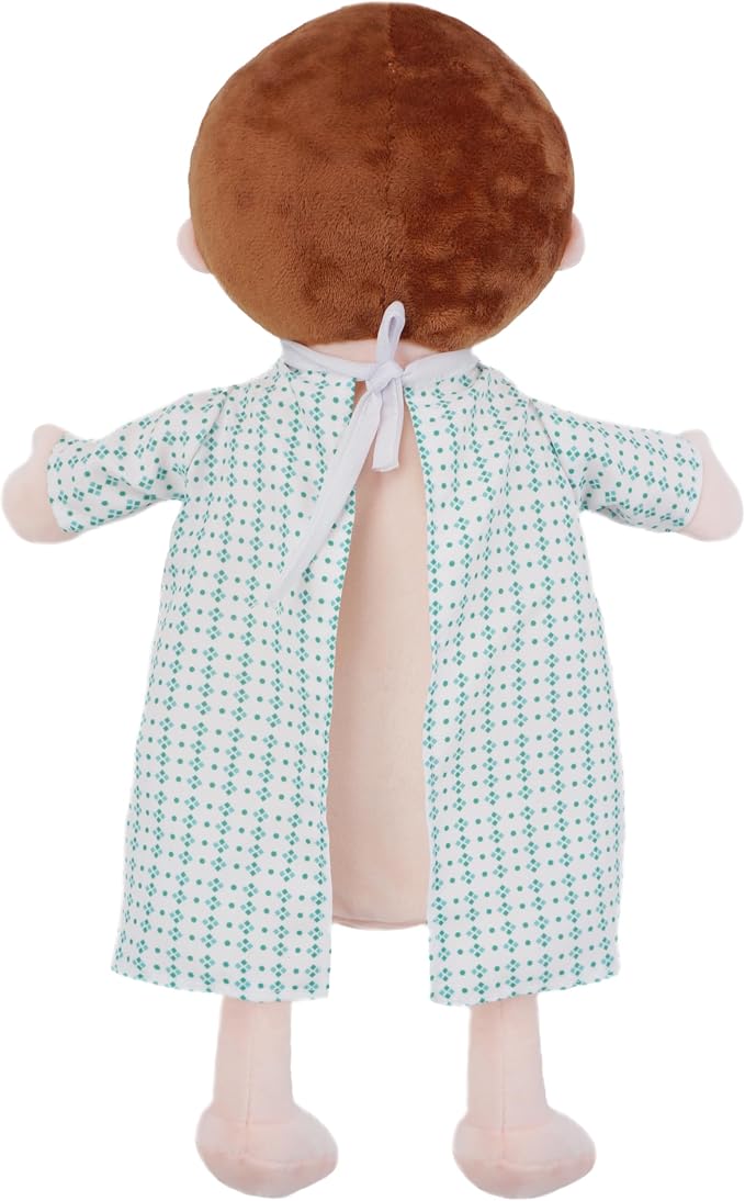June Garden 18" Little Patient Lucas Plush Anatomy Doll - Soft Educational Toy with Removable Human Organs - Learn Basic Anatomy for Toddlers and Kids - Image 7