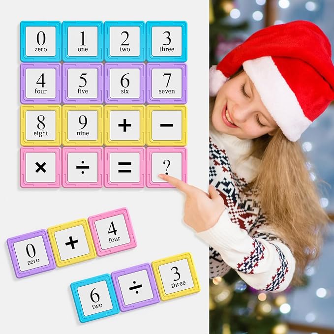 Rurvale Toddler Girl Toys, Magnetic Tiles 44pcs, Birthday Gifts Ideas for Girls Toys Age 3 4 5, Magnetic Blocks, Magnet STEM Montessori Toddler Kids Christmas Toy Gifts for 3 4 5 6 7 Year Old Girls - Image 5