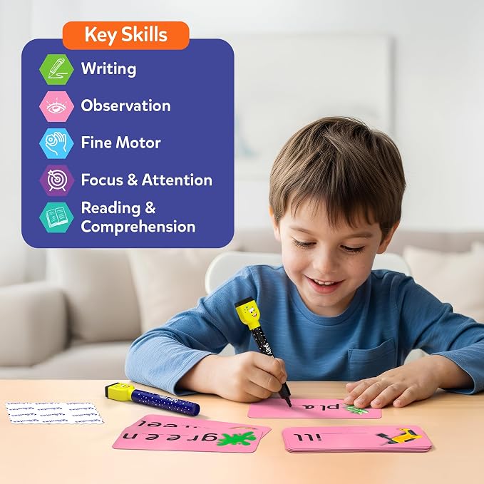 Skillmatics Spell Smarter Flash Cards – Back to School, Phonics & Spelling - Image 8