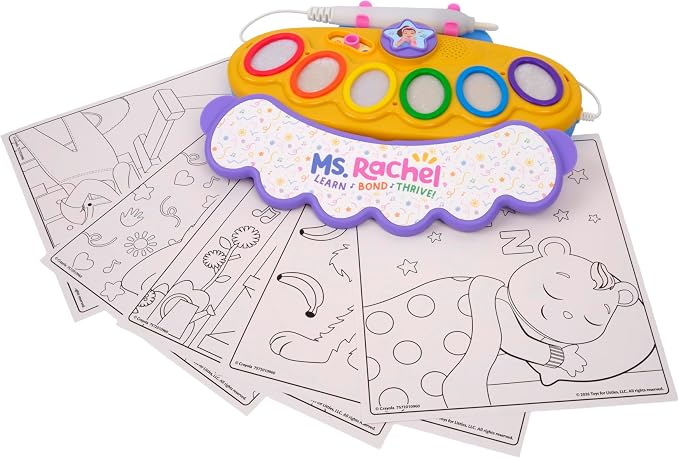 Crayola Ms Rachel Color Wonder Magic Light Brush, Mess Free Coloring Toy 3+ - Image 8