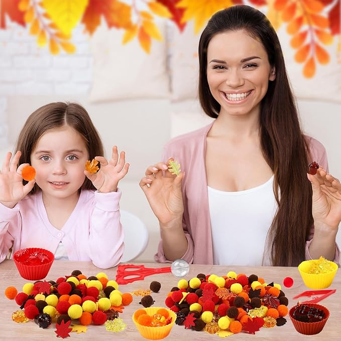 241 Pcs Fall Sensory Bin Fillers Fall Sensory Bin Items Fall Thanksgiving - Image 3