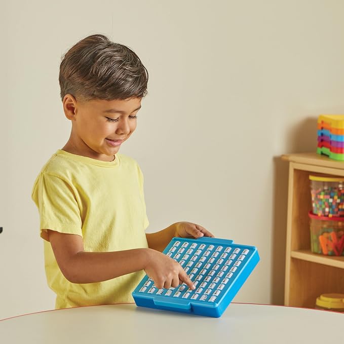 hand2mind Addition Practice Board, Math Facts Games, Number Games, Math Manipulatives Kindergarten, Educational Toys, Kids Learning Toys, Math Centers for Classroom, Preschool Learning Activities - Image 7